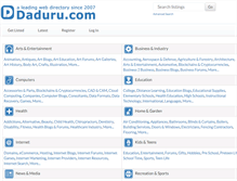 Tablet Screenshot of daduru.com